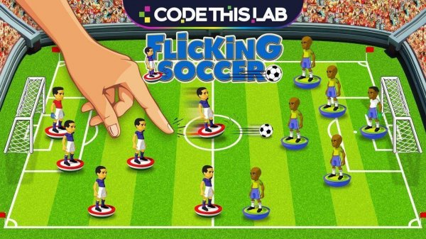 Tabletop Soccer Flick Challenge