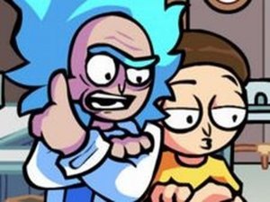 FNF Rick and Morty: Schwiftying on a Friday Night Online Rhythm Game