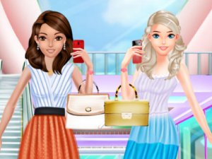 Fashion Girls Shopping For Summer Online Dress-Up Game