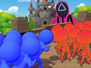 Squid Game Crowd Pusher Online Arcade Game