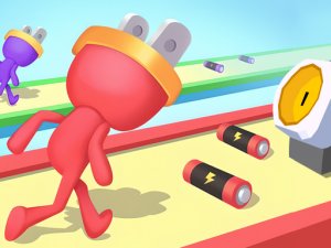Plug Man Race Online Arcade Game