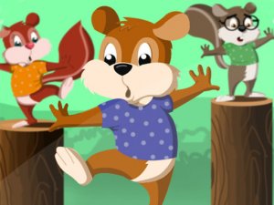 Squirrel Hop Online Arcade Game