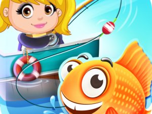 Nastya Like Fishing Mania Online Arcade Game