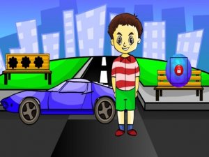 Find The Blue Car Key - Online Puzzle Game