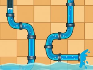 Home Pipe Water Puzzle Online Puzzle Game