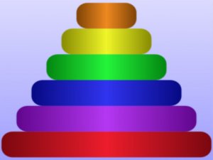 Hanoi Tower Challenge Puzzle Game - Logic Puzzle
