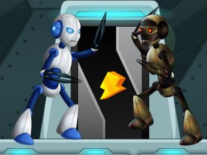 Robot Attacks Online Arcade Game