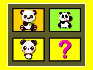 Baby Panda Memory Puzzle Game - Puzzle Game