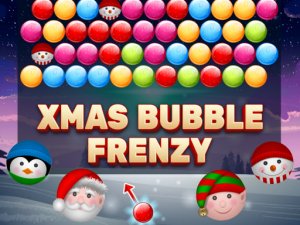 Xmas Bubble Frenzy Online Puzzle Game