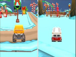 Santa Racer Christmas Car Racing Arcade Game