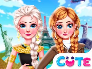 BFFs Travelling Vibes - Online Spin Game for Kids