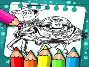 Toy Story Coloring Book Online Coloring Game