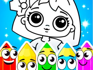 Coloring Dolls Online Coloring Game