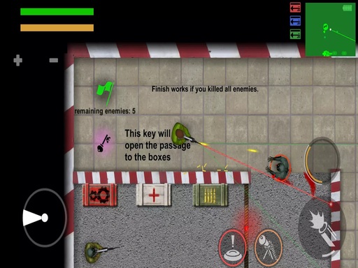 Zombie Defense 2D Action