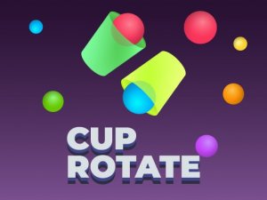 Cup Rotate Falling Balls Puzzle Game
