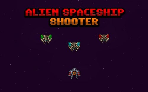 Alien Spaceship precision fighter - HTML5 Arcade Game