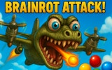 Brainrot Attack - Flying Crocodile Precision Arcade Game