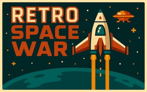 Retro Space War: Pixel Precision Fighter