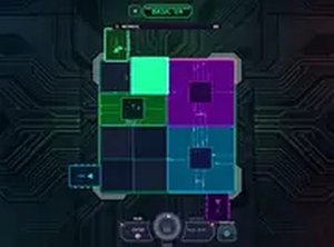 Neon Sliding Puzzle
