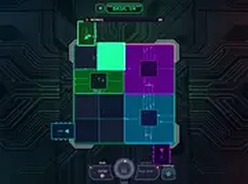 Neon Sliding Puzzle